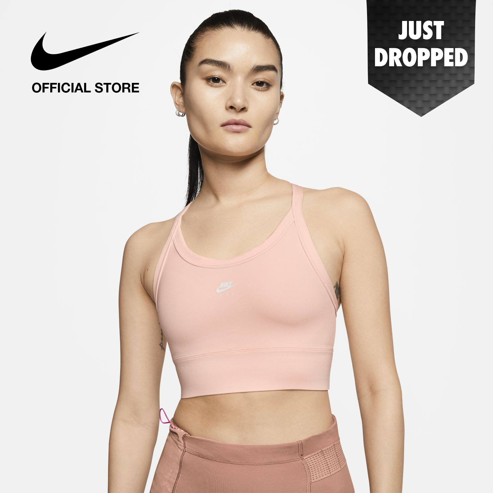 Nike Women's Air Bra - Pale Ivory ไนกี้ บราผู้หญิง แอร์ - สีงาช้าง