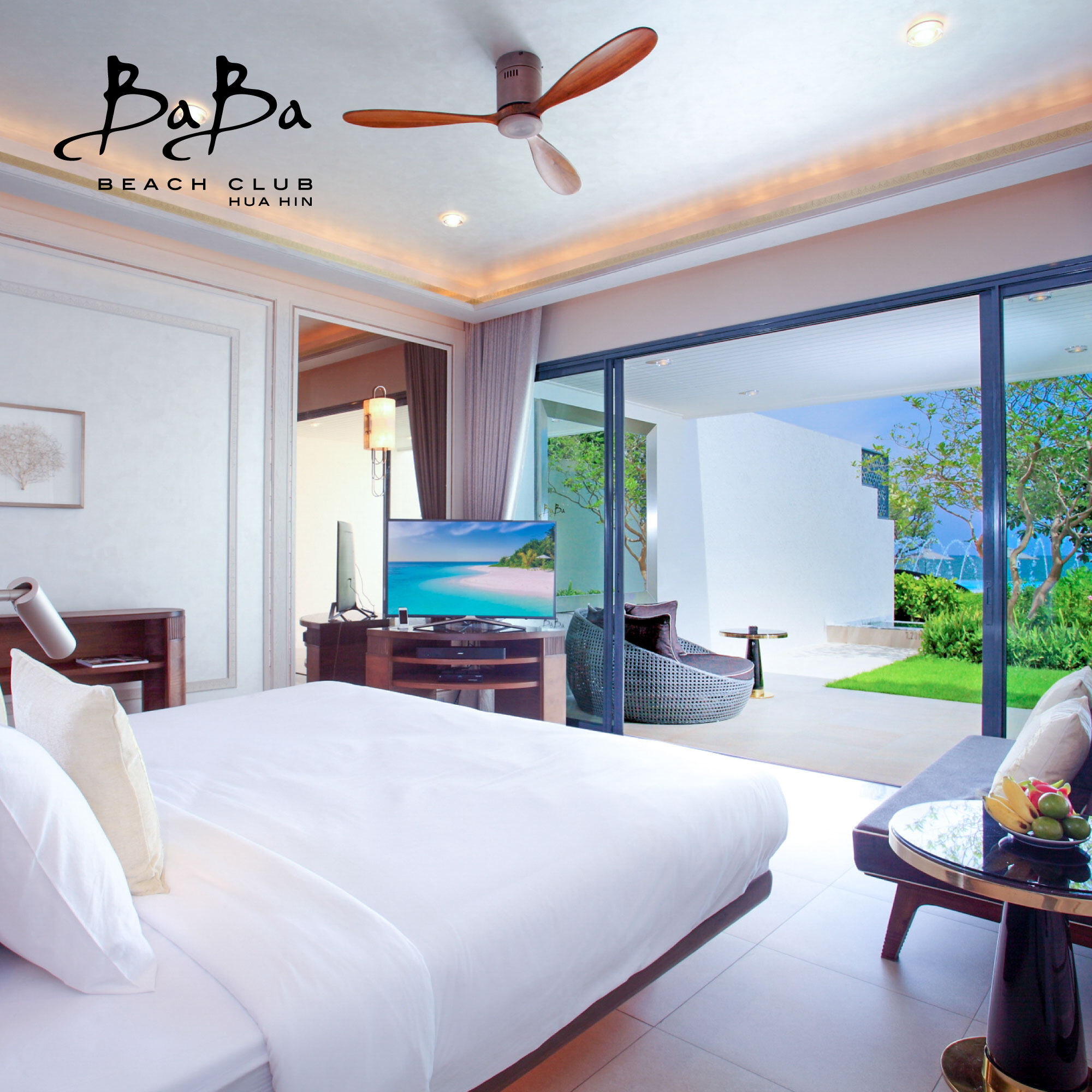 Baba Beach Club Hua Hin Luxury Pool Villa Hotel - ห้อง Beachfront Pool Suite (Ground Floor) 1 คืน