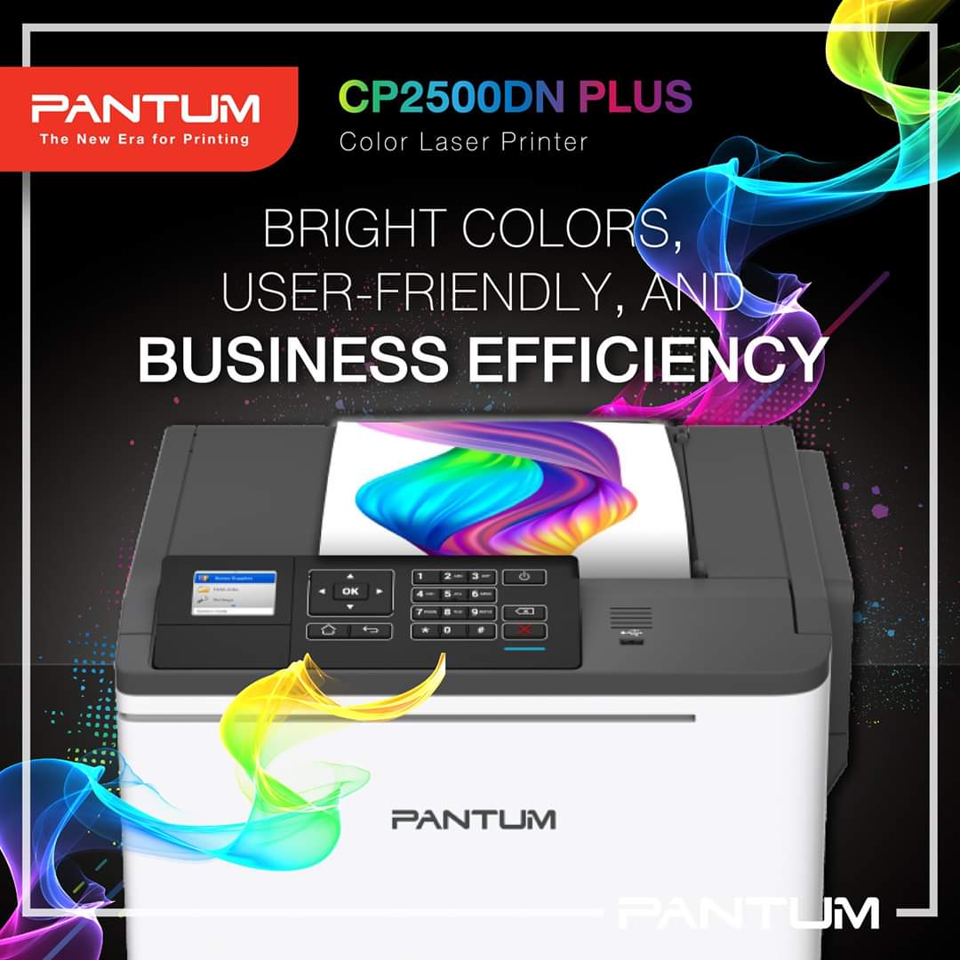 PANTUM COLOR PRINTER เครื่องพิมพ์เลเซอร์สี แพนทั่ม รุ่น : CP2500DN PLUS