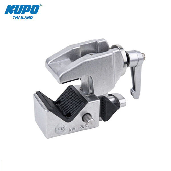 KUPO KCP-710 Super Convi-Clamp With Ratcheted Handle - Black / Silver