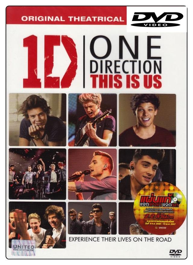 One Direction: This Is Us นี่คือพวกเรา: วันไดเรกชัน (DVD Original Theatrical Edition) (DVD ดีวีดี) (แผ่นแท้)