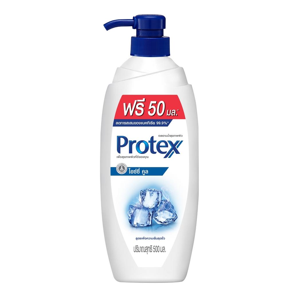 Protex ครีมอาบน้ำโพรเทคส์ไอซ์ซี่คูล450+50มลPTX SC ICY CL 450+50 mlPump (new wave) (Shower, Soap, Shower Cream, Liquid Soap, Shower Gel, ครีมอาบน้ำ,เจลอาบน้ำ,สบู่เหลว,สบู่) ของแท้