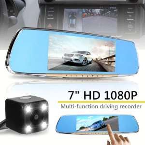 กล้องกระจกติดรถยนต์จอทัชสกรีน 7 นิ้ว Full HD กล้องกระจกติดรถยนต์จอทัชสกรีน 7 นิ้ว Full HD