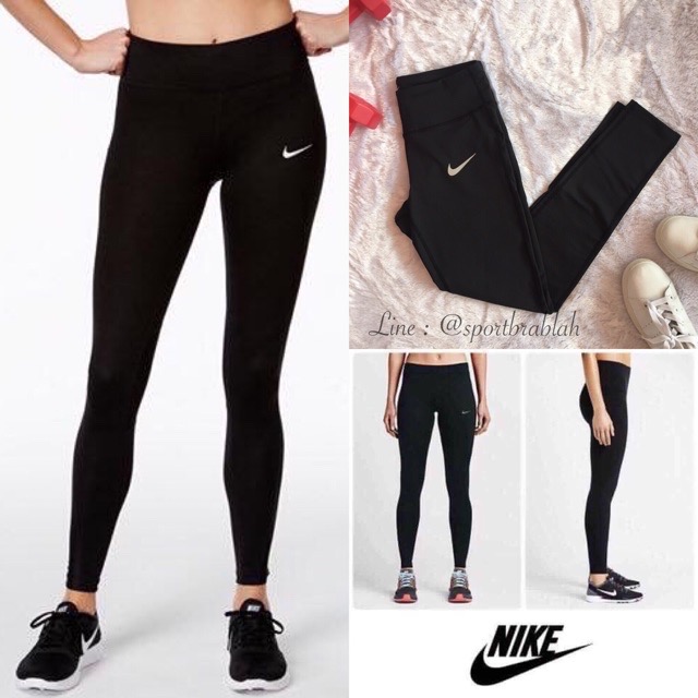 Nike จาก 890฿ กางเกงออกกำลังกายสตรี เลคกิ้ง Legging Nike ขายาว สีดำ
