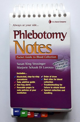 Phlebotomy Notes: Pocket Guide To Blood Collection (Davis'S Notes) (Spiral-Bound) Author: Susan K Strasinger Ed/Year: 1/2016 ISBN: 9780803625945