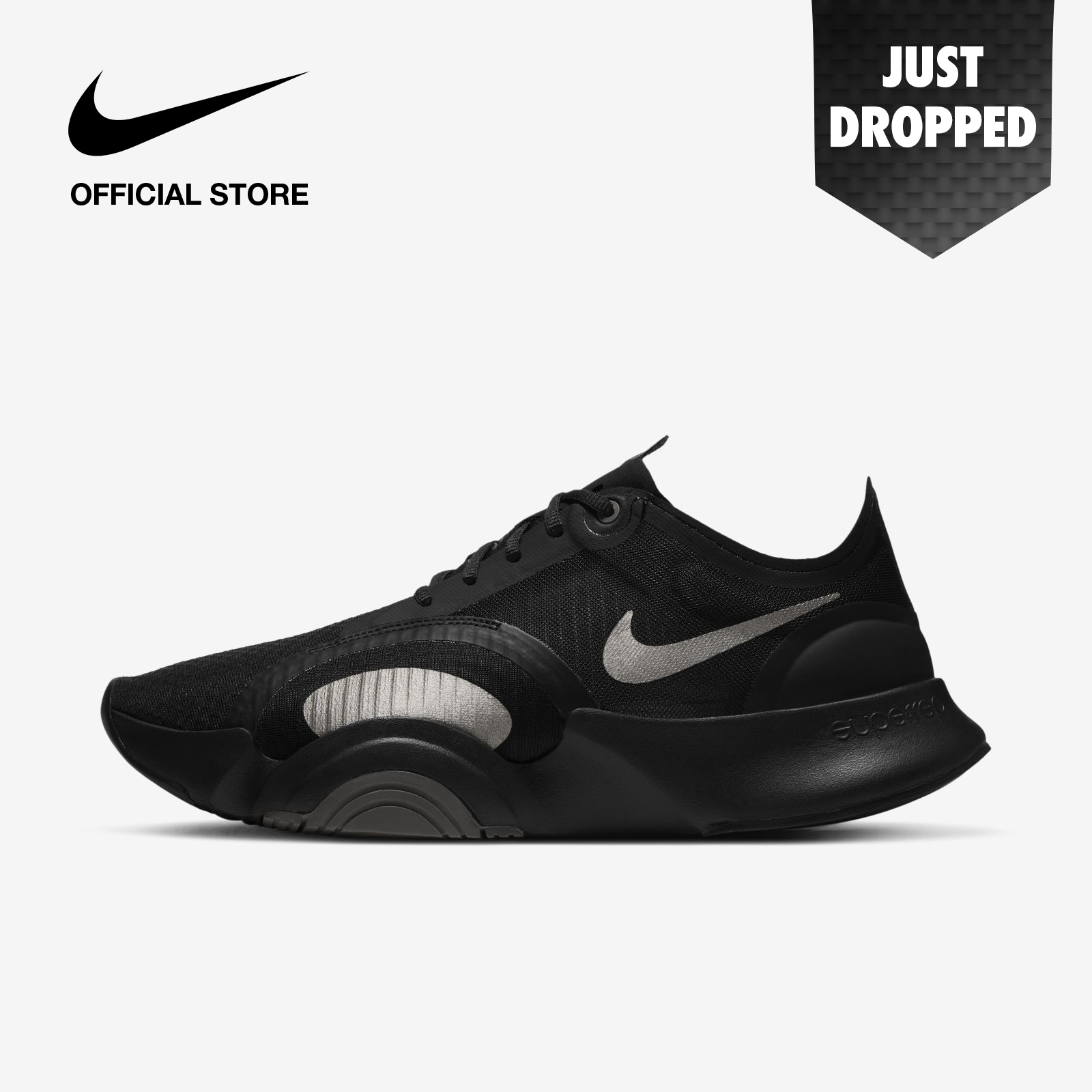 Nike Men's SuperRep Go Training Shoes - Black ไนกี้ รองเท้าเทรนนิ่งผู้ชาย ซุปเปอร์เรป โก - สีดำ