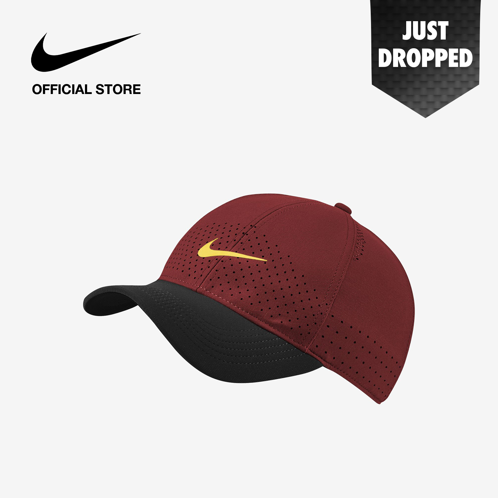 Nike Unisex AeroBill Legacy91 Training Hat - Dark Cayenne ไนกี้ หมวกเทรนนิ่งยูนิเซ็กส์ แอโร่บิล เลกาซี่91 - สีแดง