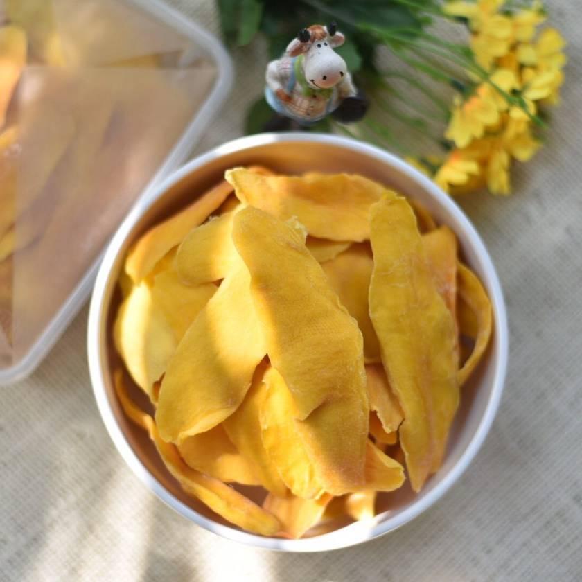 มะม่วงอบแห้ง (Dehydrated Mango) ไม่มีน้ำตาล น้ำหนัก 500 กรัม #ผลไม้อบแห้ง #Dehydrated Mango #Mango