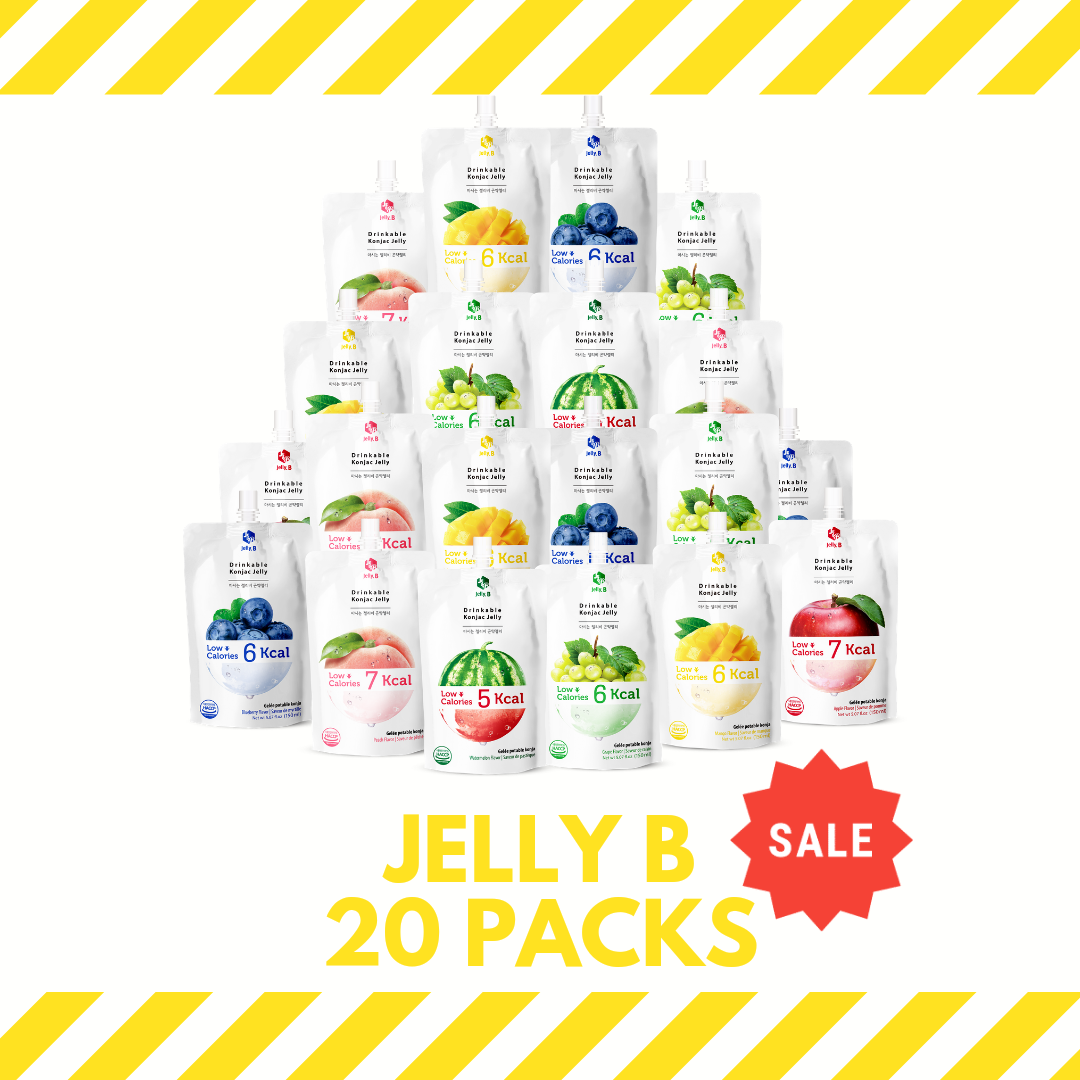 [เซ็ต 20ถุง] JellyB บุกไดเอท น้ำตาล0% แคล5-7Kcal ควบคุมน้ำหนัก จากประเทศเกาหลี