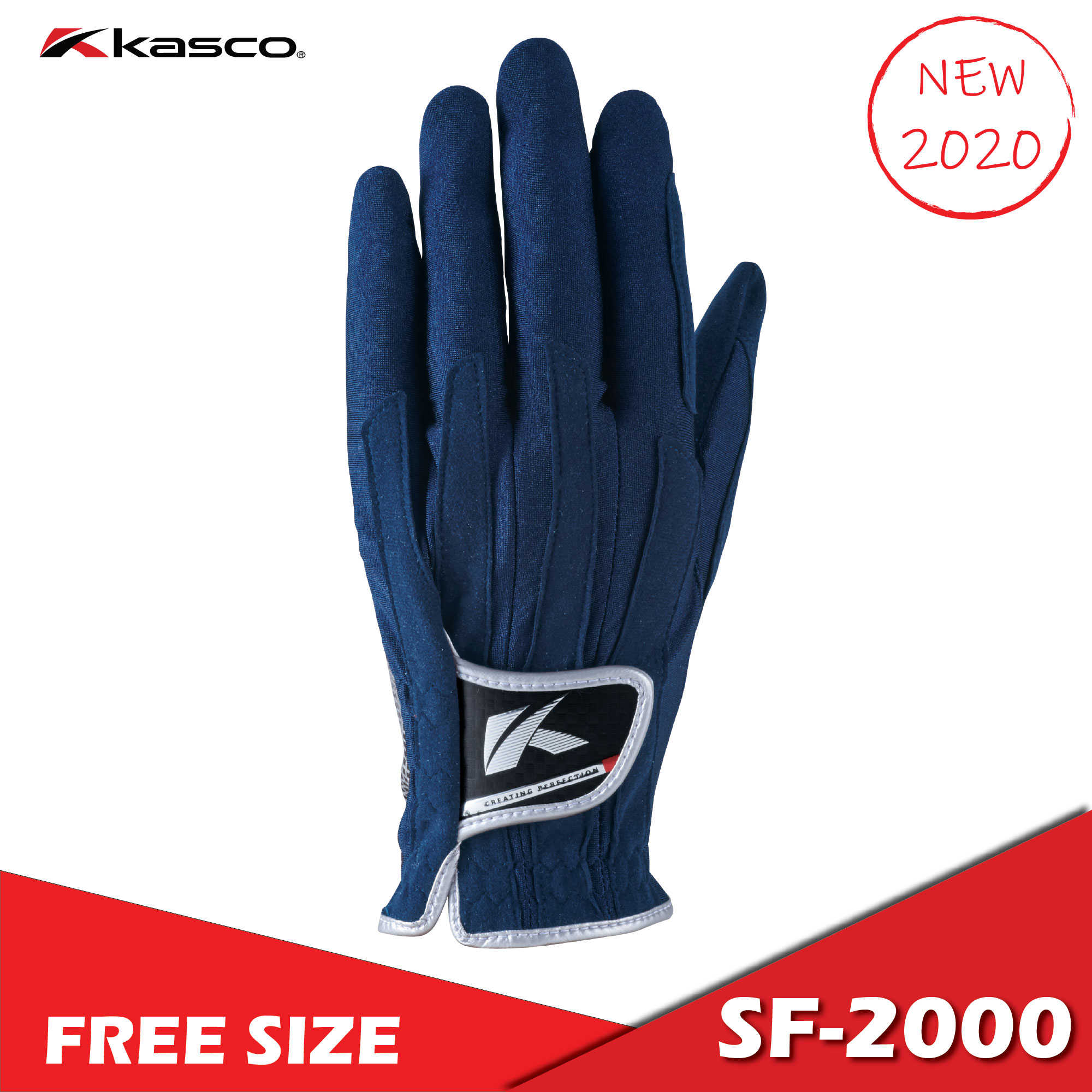 Kasco ถุงมือกอล์ฟ SF-2000 Left Free Size (1Pc.)
