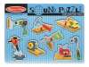 Melissa  Doug Construction Tools Sound Puzzle