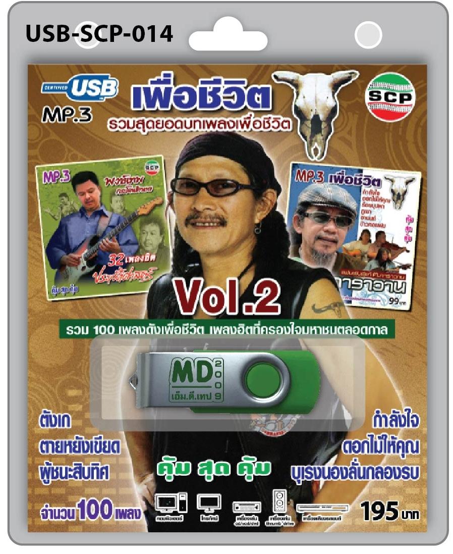 USB MP3 Vol.2 รวม 100 เพลงดังเพื่อชีวิต เพลงฮิตที่ครองใจมหาชนตลอดกาล