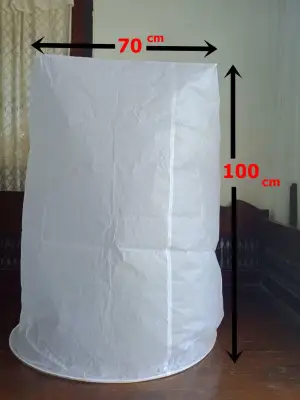 10 ลูก โคมลอยราคาถูก ขนาด 70x100 cm สีขาว (โคมลอย แม่จันทร์สม )
