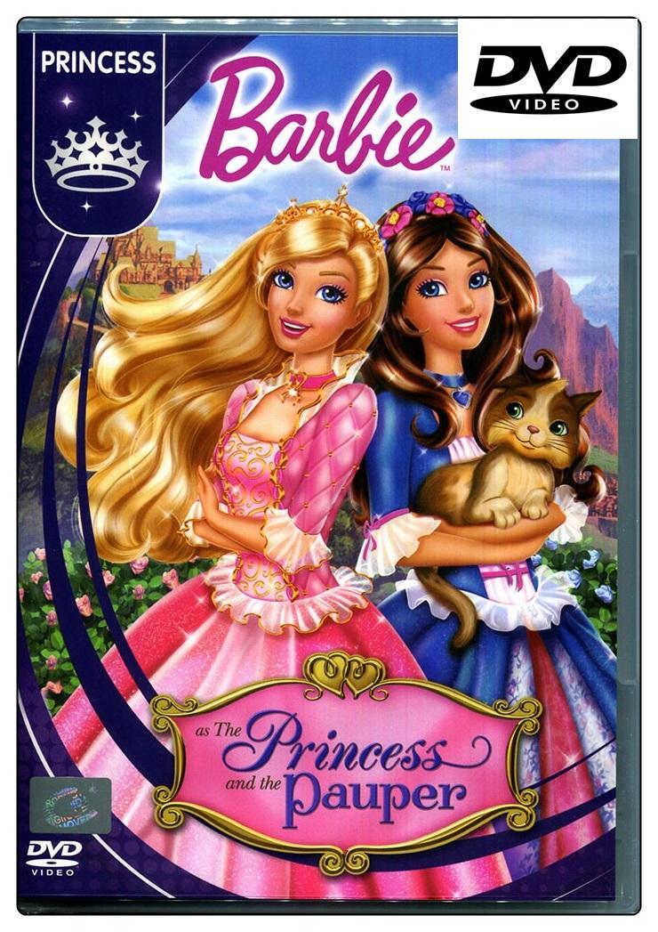 Barbie As The Princess And The Pauper (New Line Look) เจ้าหญิงบาร์บี้ และสาวผู้ยากไร้ (ปกใหม่) (DVD ดีวีดี) [AA]