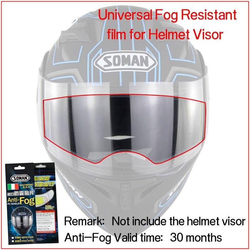 หน้ากากเลนส์สำหรับหมวกกันน็อค ป้องกันหมอก Universal Antifogging สำหรับเลนส์หมวกกันน็อคมอเตอร์ไซค์