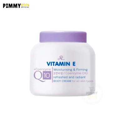 เอ อาร์ โคเอ็มไซน์ คิวเท็น AR Vitamin E + Coenzyme Q10 Body Cream ครีมทาผิวขาว | ฝาม่วง 200 ml X 1 ชิ้น