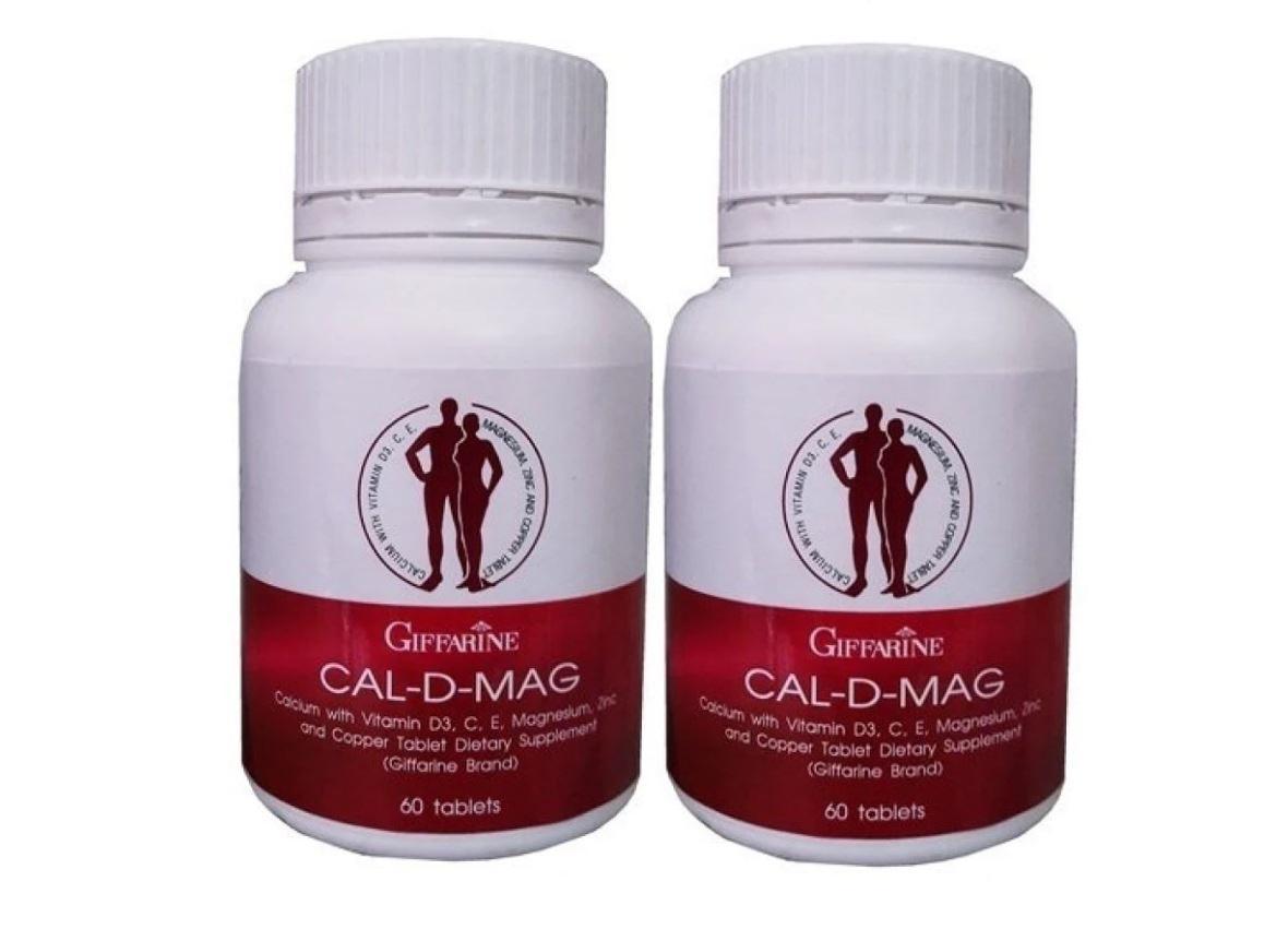 Cal-D-Mag 400 แคลเซี่ยมเข้มข้น เพิ่มส่วนสูง บำรุง มวลกระดูก 60 เม็ด By Doodeemak