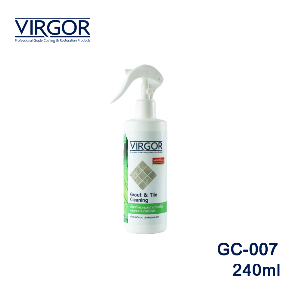 GC-007 น้ำยาทำความสะอาดกระเบื้องและยาแนว เวอร์เกอร์ ขนาด 240 มิลลิลิตร