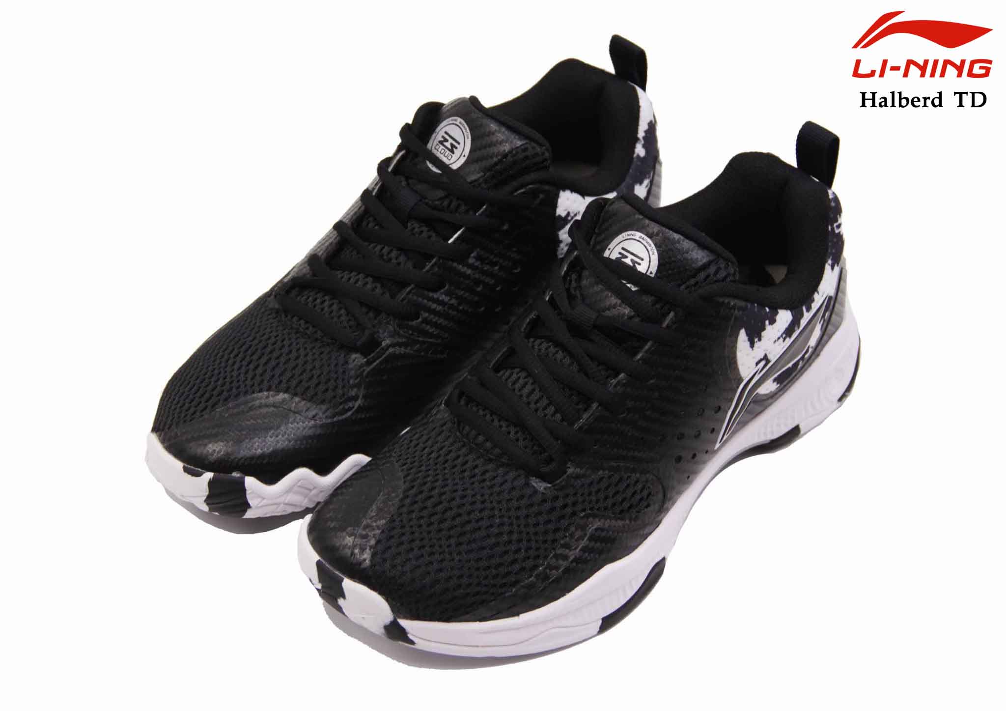 LI-NING รองเท้าแบดมินตัน รุ่น HALBERD TD (AYTQ049-1S) BLACK BADMINTON SHOES