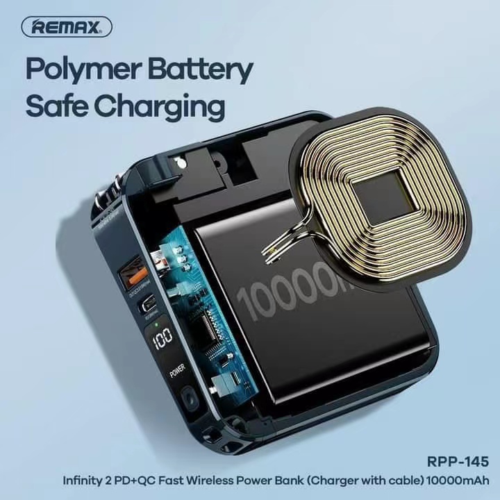 (แท้100% รับประกัน 1 ปี ) แบตส่ารองไร้สาย Power Bank Type-C TO ...