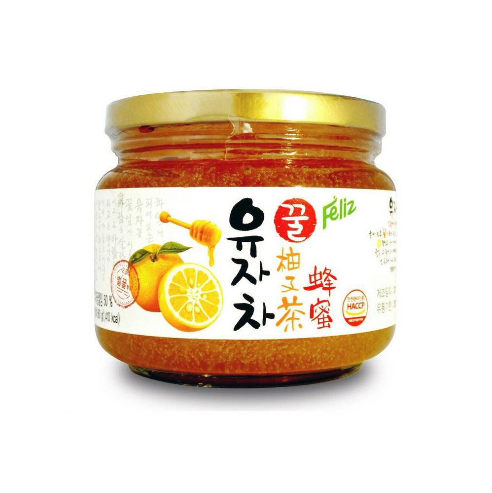 💝🎁🍊Feliz Yuzu TEA (ชาส้มผสมน้ำผึ้ง เฟลิซชายูซุ 560 กรัม) (EXP :13/10/2022) 🍊🍊