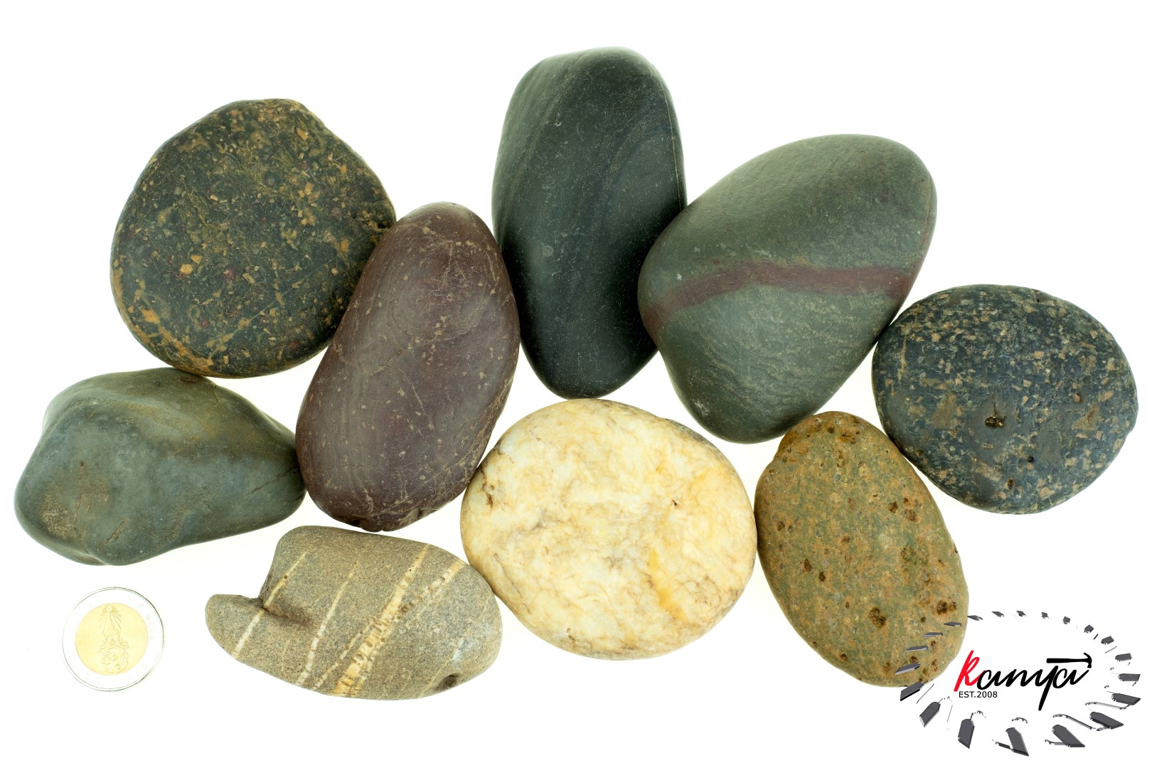 หิน หินธรรมชาติ หินกรวดแม่น้ำ คัดมือ 1 กิโลกรัม 🔥 หินสวยๆ คละไซซ์ หิน ...