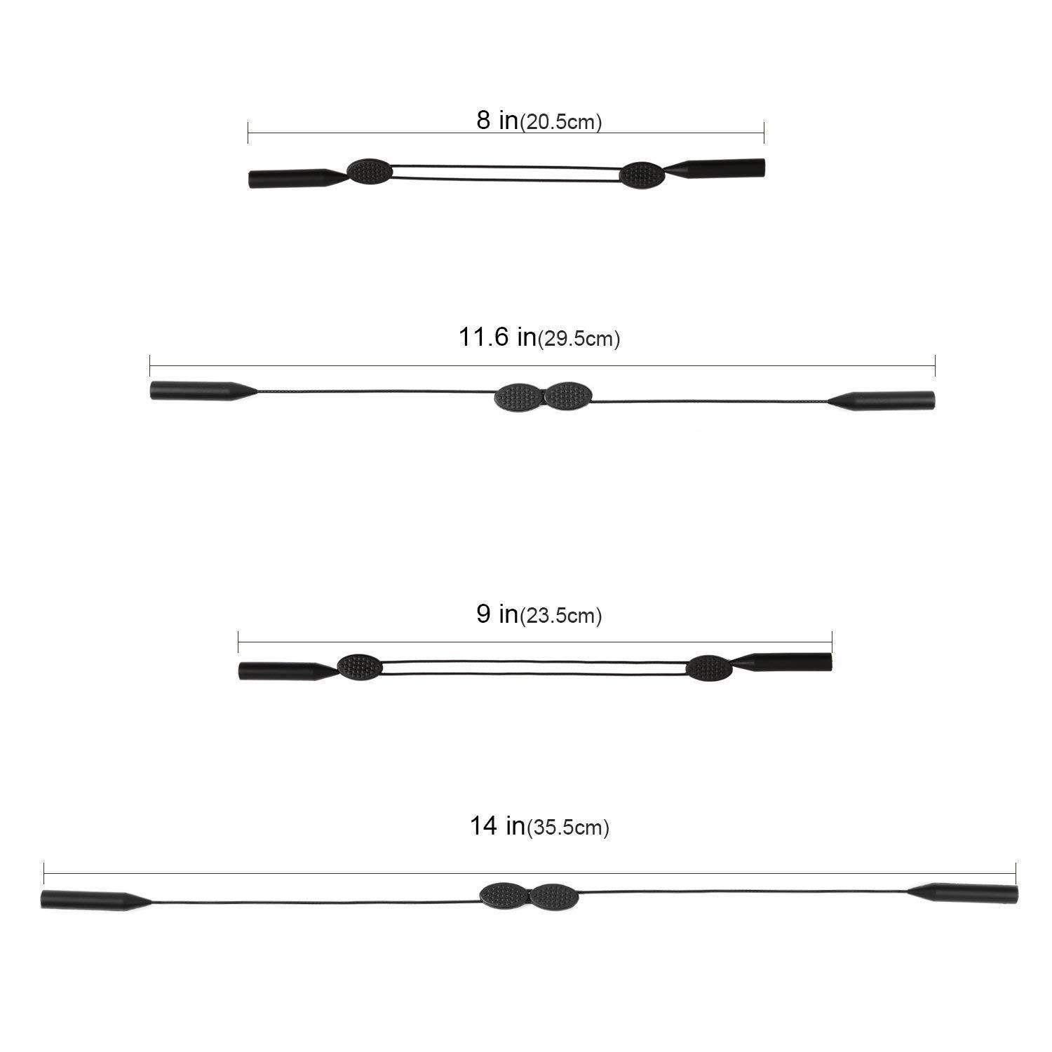 [2 Pcs. ] Eyeglass Cord Glasses Adjustable Holder String Rope Chains ...