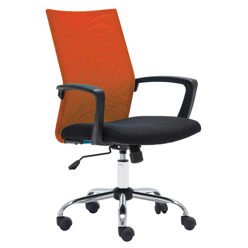 เก้าอี้สำนักงาน สีส้ม-ดำ เฟอร์ราเดค Kayla