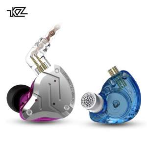 KZ ZS10 Pro Metal (มีไมค์) Headset 4BA+1DD Hybrid 10 drivers HIFI Bass Earbuds In Ear Monitor Headphones Sport Noise Cancelling Earphones