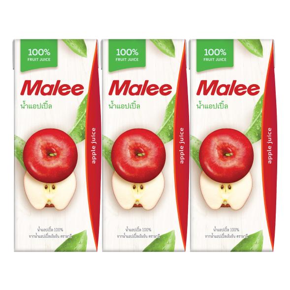 ❤️ราคาถูกที่สุด❤️ น้ำผลไม้มาลี MALEE น้ำแอปเปิ้ล 100% ขนาด200 มล. ( แพ็ค 3 ) รหัสสินค้า LAZ-42-999FS 👨‍❤️‍💋‍👨ยินดีรับใช้ ยินดีให้บริการ!!!