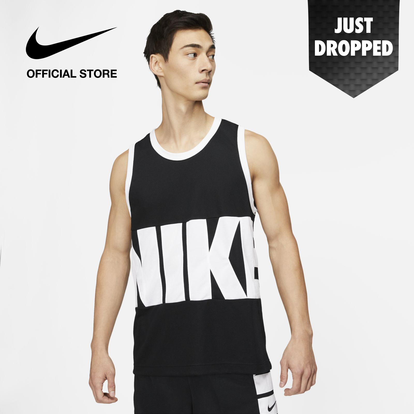 Nike Dri-Fit Men's Starting Five Basketball Jersey - Black ไนกี้ เสื้อเจอร์ซี่ผู้ชาย ดรายฟิต สตาร์ทติ้ง ไฟฟ์ - สีดำ