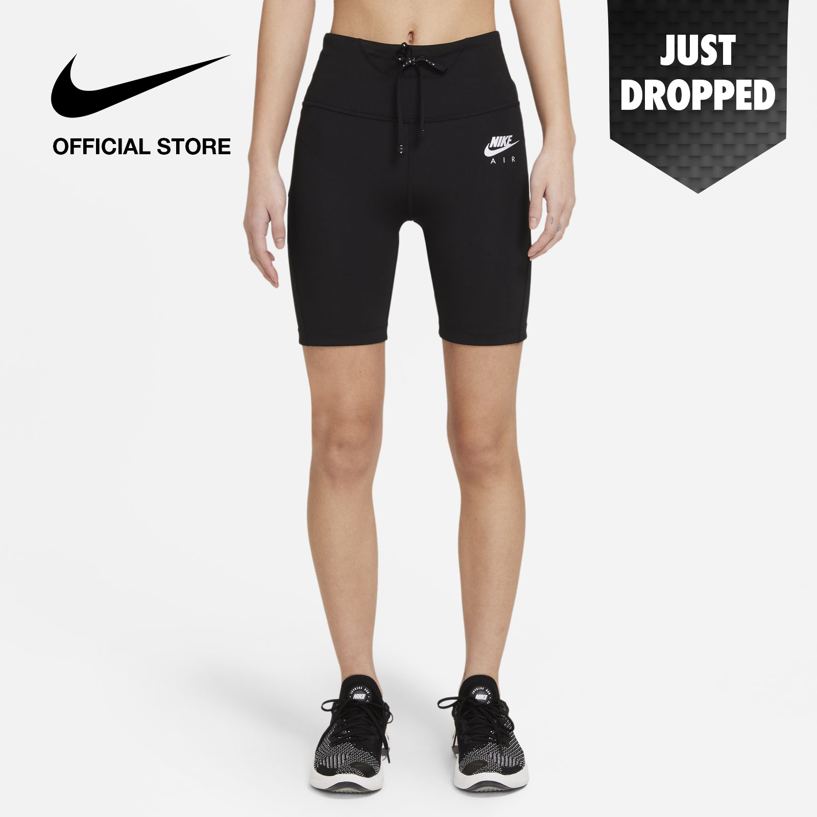 Nike Women's Air Running Shorts - Black ไนกี้ กางเกงวิ่งขาสั้นผู้หญิง แอร์ - สีดำ
