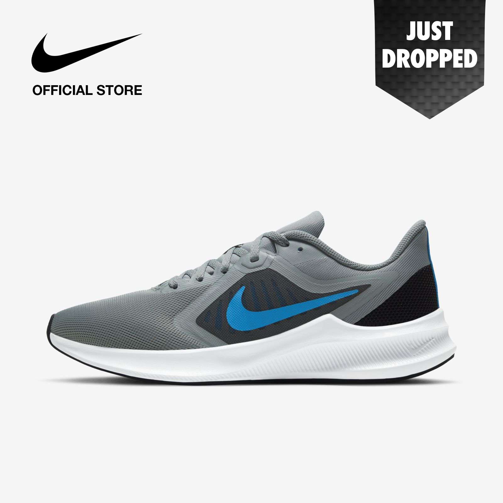 Nike Men's Downshifter 10 Running Shoes - Particle Grey ไนกี้ รองเท้าวิ่งผู้ชาย ดาวน์ชิฟเตอร์ 1 - สีเทา
