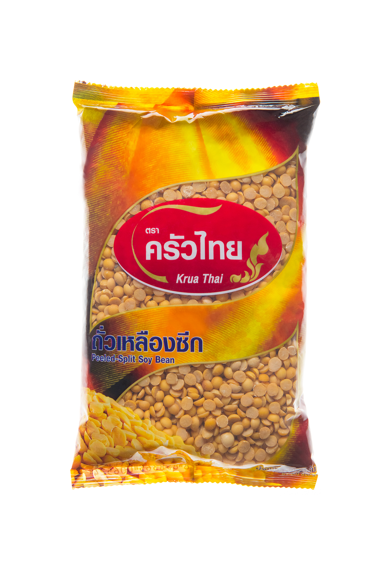 ถั่วเหลืองซีก ครัวไทย 500 กรัม / Soy bean Krua Thai 500 g.
