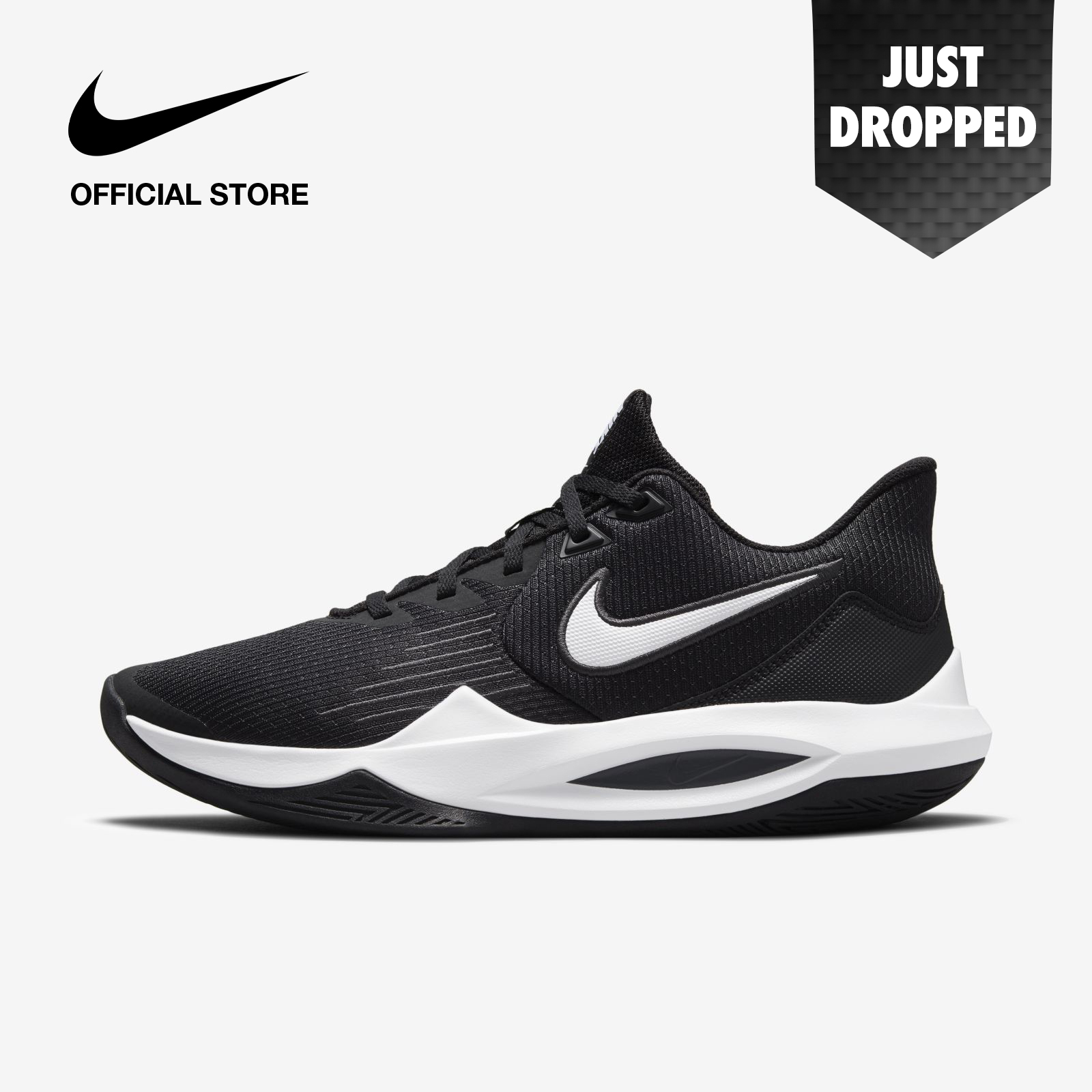 Nike Men's Precision 5 Basketball Shoes - Black ไนกี้ รองเท้าบาสเก็ตบอลผู้ชาย พรีซิชั่น 5 - สีดำ
