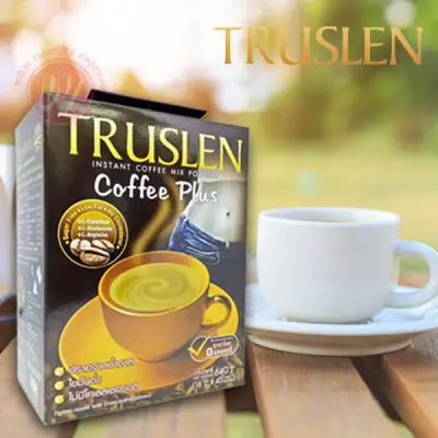 Truslen coffee plus 40 ซอง - กาแฟ Truslen ทรูสเลน กาแฟลดน้ำหนัก กาแฟลดความอ้วน ลดหุ่น ลดพุง กาแฟสุขภาพ
