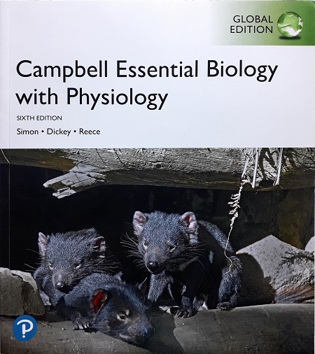 Campbell Essential Biology With Physiology, Global Edition (Paperback) Author: Eric J. Simon Ed/Year: 6/2020 ISBN: 9781292307282