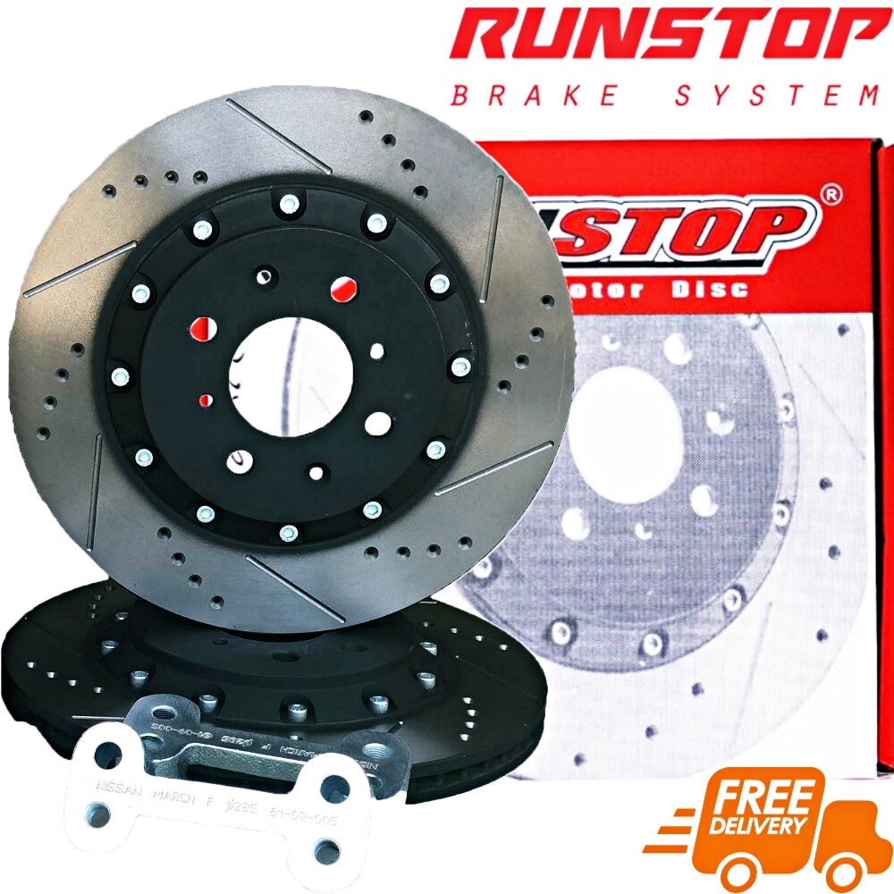 จานเบรค RUNSTOP Chevrolet CRUZE 1.6,1.8 ปี 10-16 คู่หน้า (จานขยาย จาน Over size) 340 mm