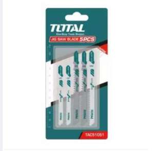 Total ใบเลื่อยจิ๊กซอ 3 in 1 ( ตัดไม้ ตัดเหล็ก ตัดอลูมิเนียม ) แผงละ 5 ใบ รุ่น TAC51051