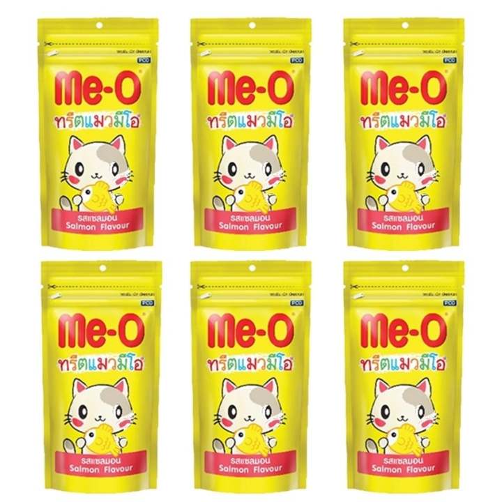 Me O Salmon me o salmon flavour ม โอ ขนมแมวรสปลาแซลมอน 50กร ม x 6ถ ง Me O Salmon me o salmon flavour ม โอ ขนมแมวรสปลาแซลมอน 50กร ม x 6ถ ง