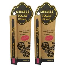 Mei Linda Miracle Color Fit Lip Liner #11 Fuchsia ( 2 แท่ง)