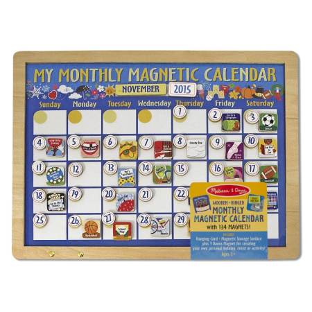 Melissa and Doug My Monthly Magnetic Calendar กระดานปฏิทินรายเดือน