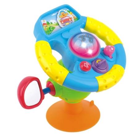 Morestech Huile Toys พวงมาลัยหัดขับดูดตั้งพื้น
