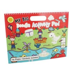 My Big Doodle Activity Pad - Boys หนังสือกิจกรรมสำหรับเด็กชาย ขนาดใหญ่ A3 หิ้วไปมาได้