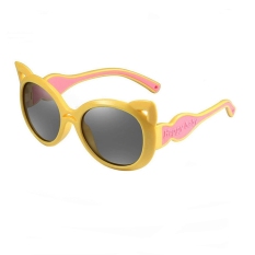 Nampet Shop  แว่นตากันแดดเลนส์โพลาไรส์สำหรับเด็ก child polarized sunglasses UV protection (ํYellow)