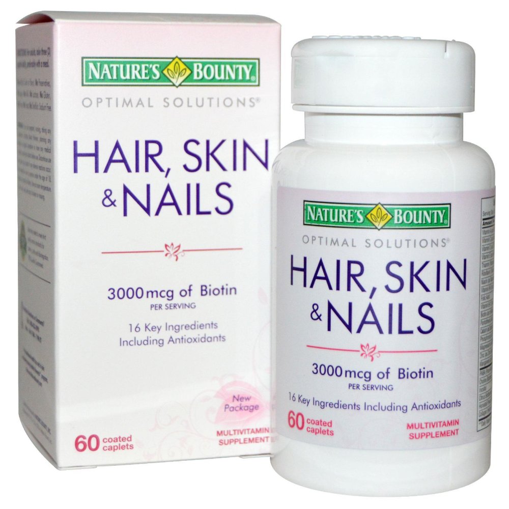 โปรโมชั่น Natures Bounty Optimal Solutions® Hair Skin And Nails 60 Coated Caplets Tessa Good 8804