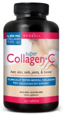 Neocell Super Collagen+C 6000mg อาหารเสริมดูแลผิวพรรณ 250 เม็ด
