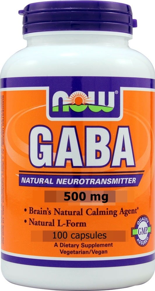 โปรโมชั่น NOW Foods GABA 500 mg, B-6 2 mg-100 Capsules - Linda Health Store