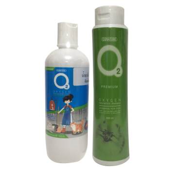 O2 Shampoo Premium-Green 500 ml & Cleaner 500 ml แชมพูโอทู สำหรับสุนัขขนยาว และน้ำยาอเนกประสงค์ ไม่เป็นอันตรายต่อสัตว์เลี้ยง รีวิว