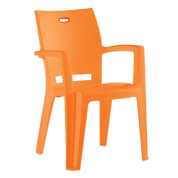OA Furniture เก้าอี้พลาสติก IDEA รุ่น Denver (สีส้ม)